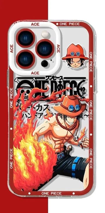 One Piece Silicone Clear iPhone Cover